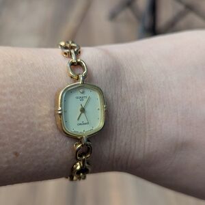 Orient Quartz Gold Plated Women's Bracelet Watch